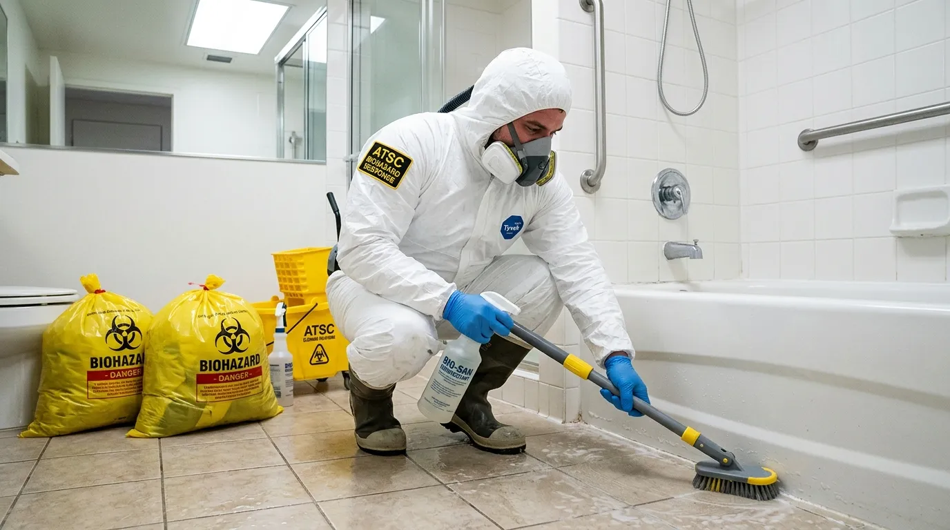 Decontamination equipment deployed for Blood Cleanup in Cleveland Park